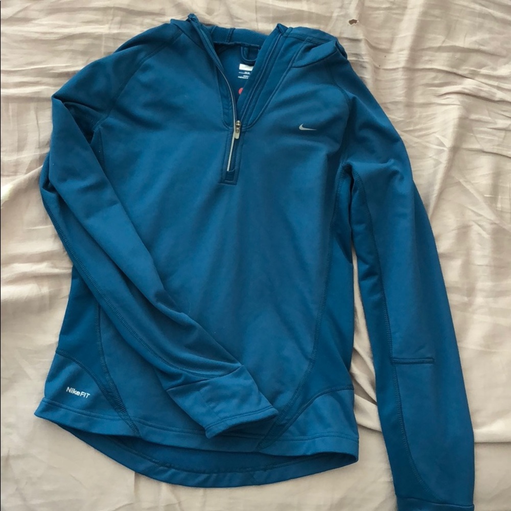 Hooded Nike Dry Fit quarter zip